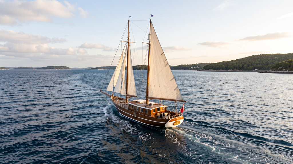 Charter fishing boat in Key West waters